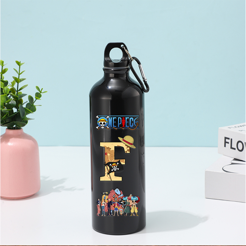 Yoga Fitness Zone - 500ML One Piece Buchstaben A-Z Sporttrinkflasche