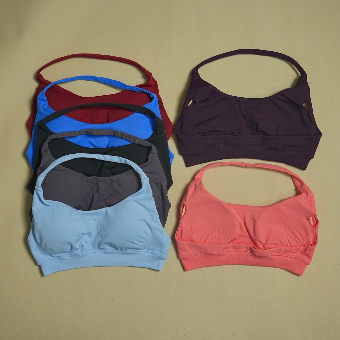 Yoga Fitness Up - Rückenfreies Yoga-Camisole-Top für Damen, nahtloser Sport-BH