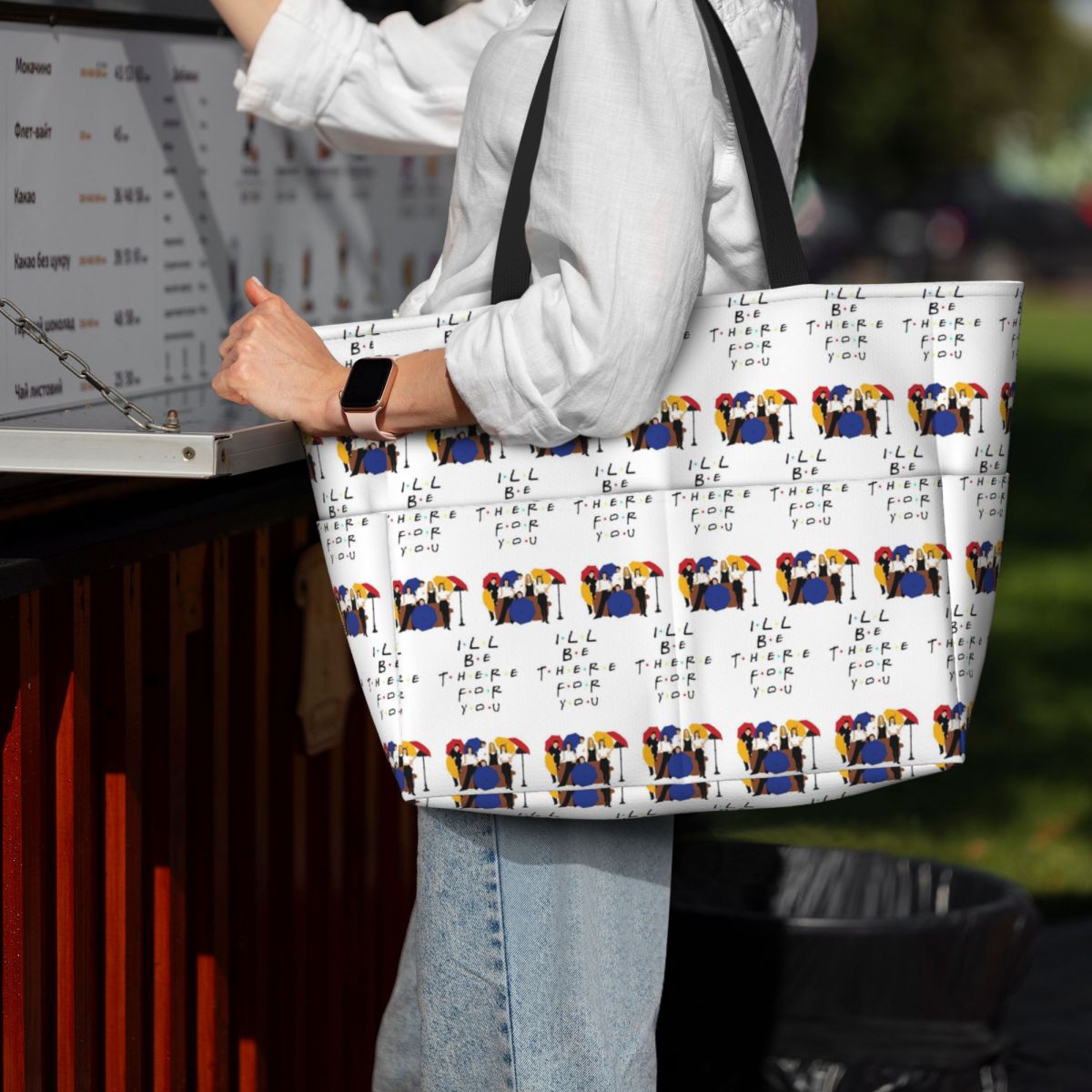 Yoga Fitness Tva - Friend TV Show Strandtasche, Sporttasche, Yoga-Tasche,