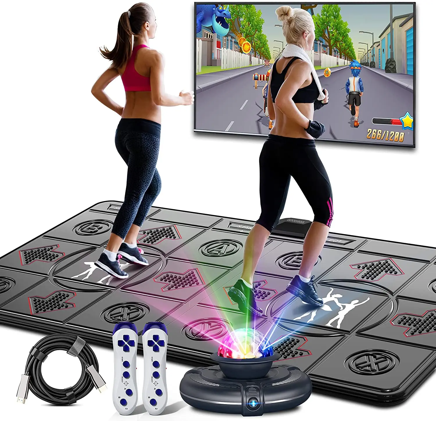 Kabellose Doppel-Tanzmatte für – Yoga Fitness Tva Bewertung und Preis