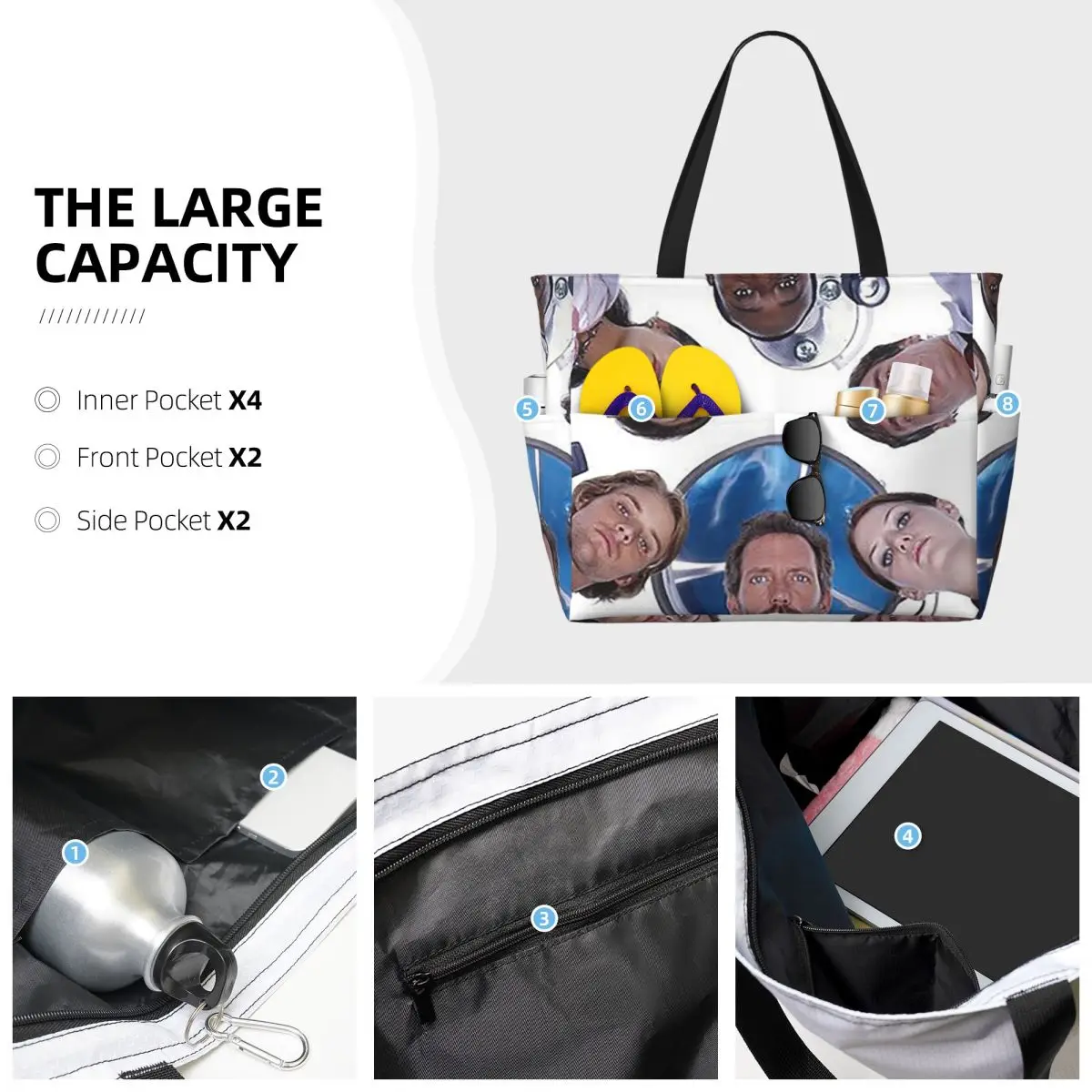 House MD TV Show Strandtasche, – Yoga Fitness Tva Bewertung und Preis