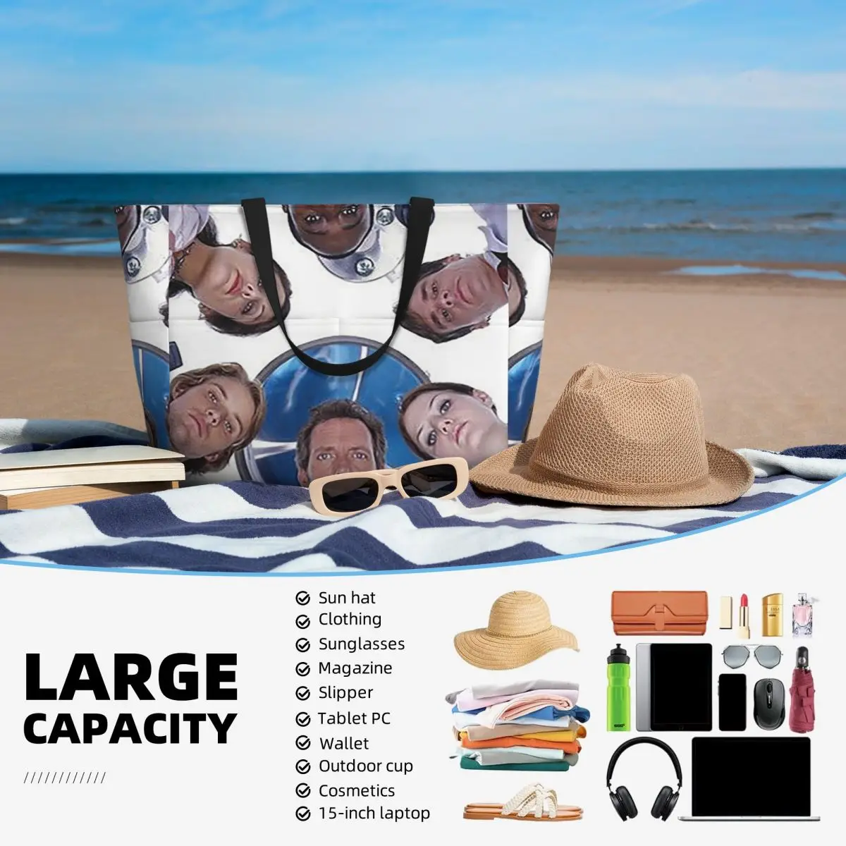 House MD TV Show Strandtasche, – Yoga Fitness Tva Bewertung und Preis