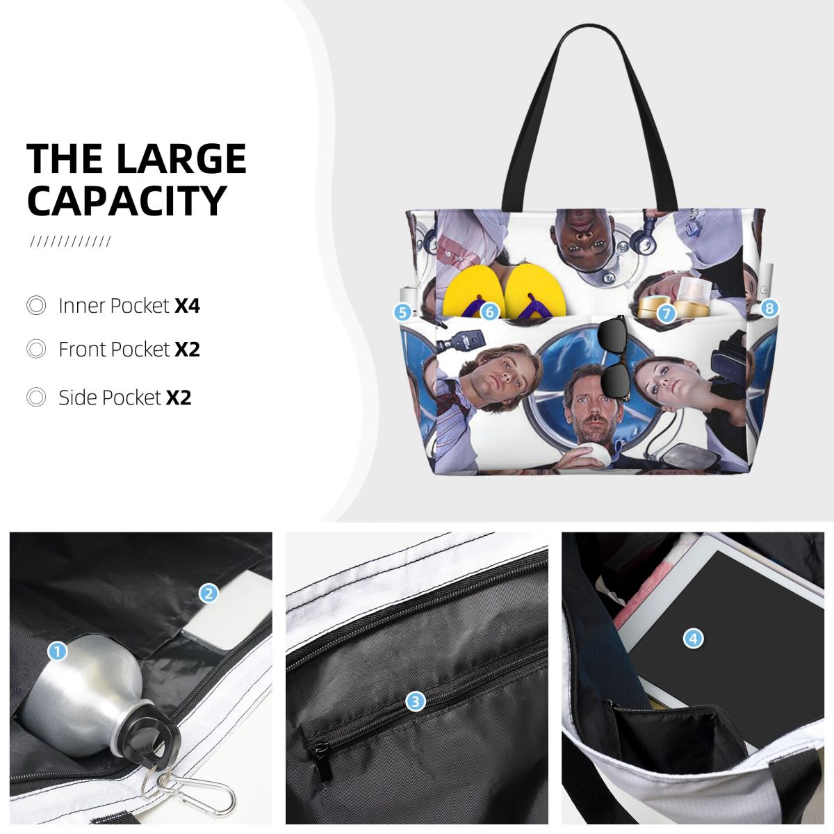 House MD TV Show Strandtasche  – Yoga Fitness Tva Bewertung und Preis
