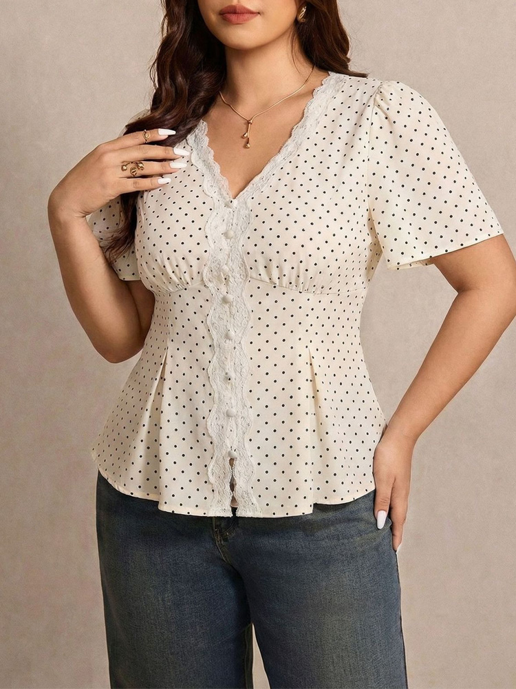 GIBSIE Plus Size Polka Dot Kon – Waist Trainer Women Bewertung und Preis