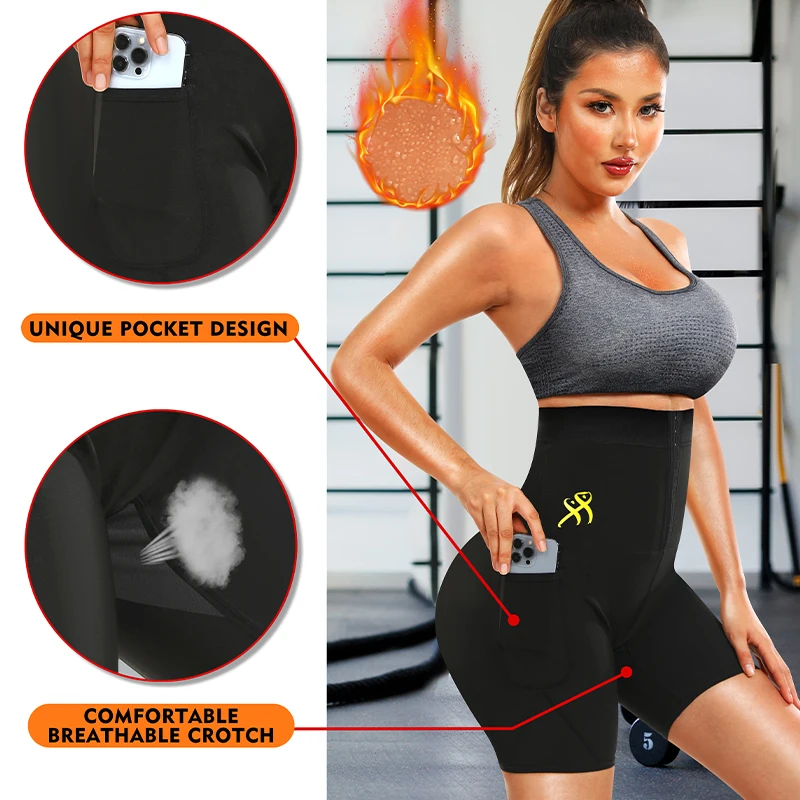 Schwitzen Sauna Hosen Body Sha – Waist Trainer Women Bewertung und Preis